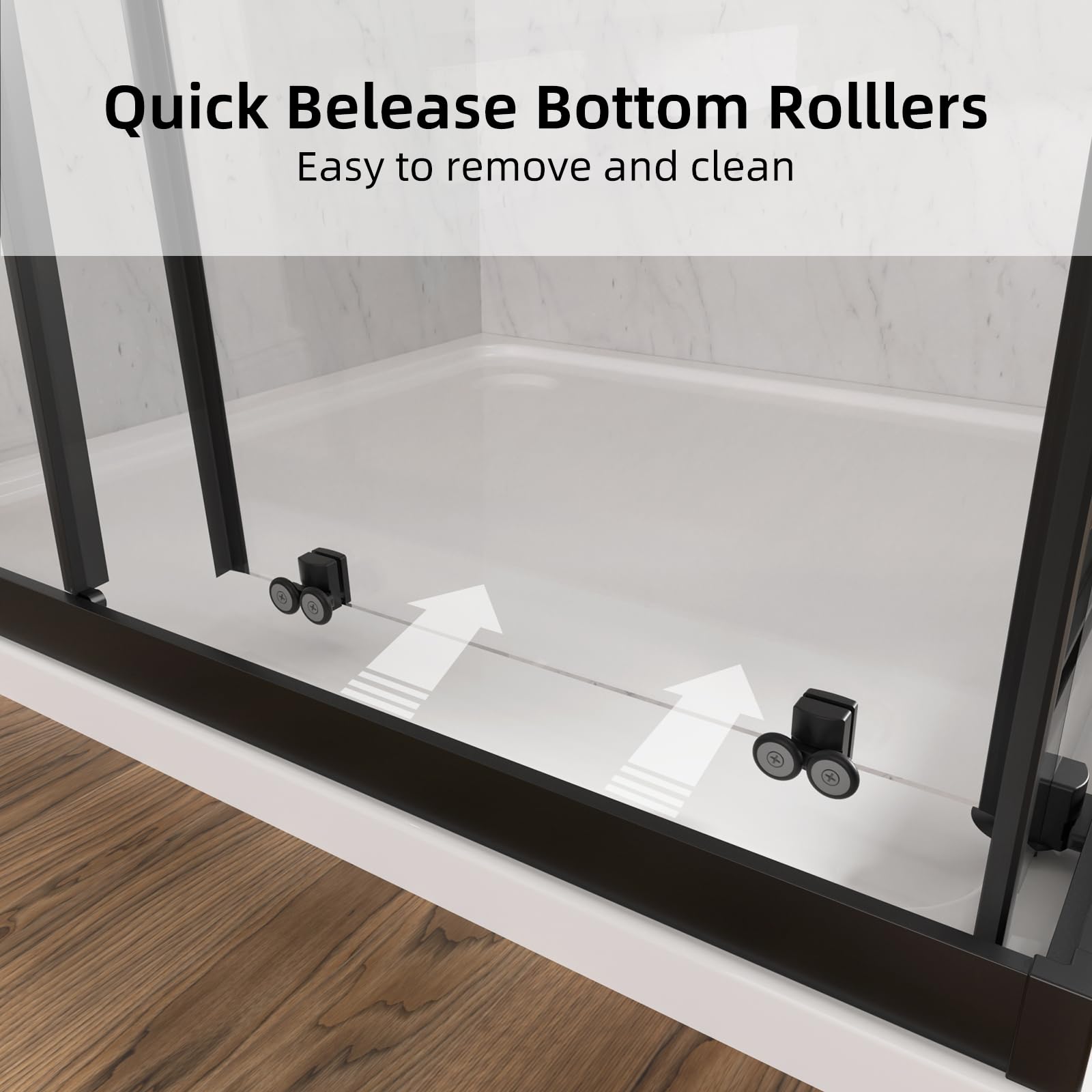 ACE DECOR Corner Shower Enclosure, 36