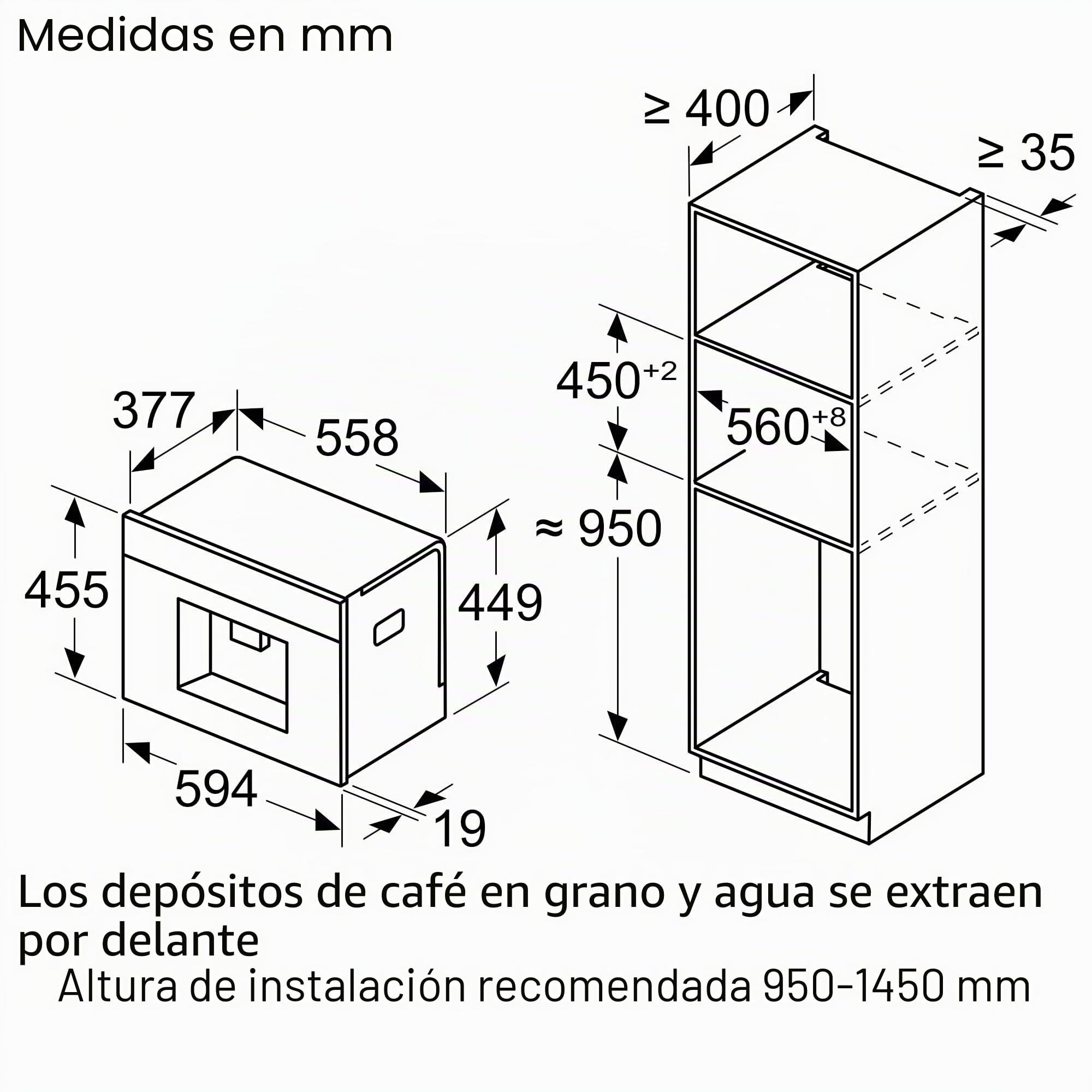 SIEMENS Machine à café encastrable CT718L1B0