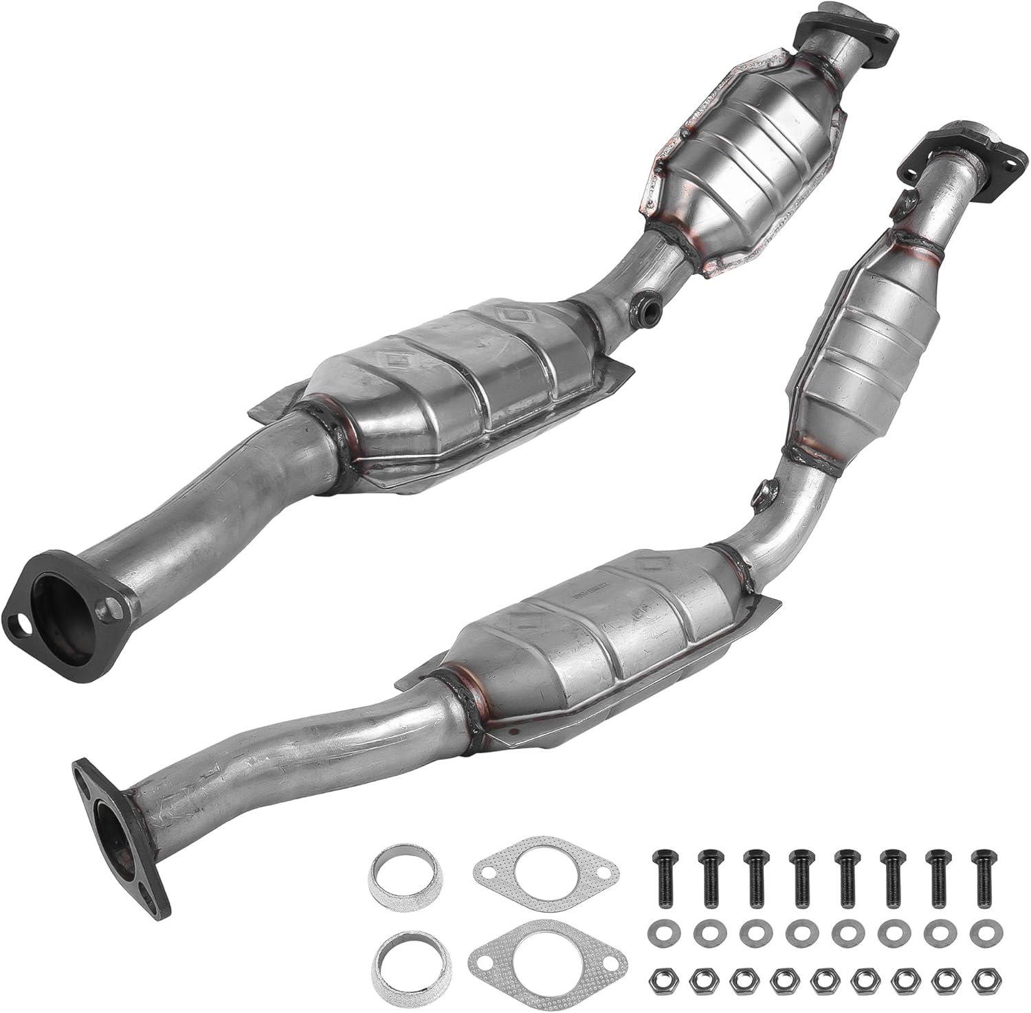 2Pcs Manifold Catalytic Converter Left Right 30383 30384 Compatible for Ford Crown Victoria Lincoln Town Car Mercury Grand Marquis 2003-2011 4.6L V8 Direct Replacement