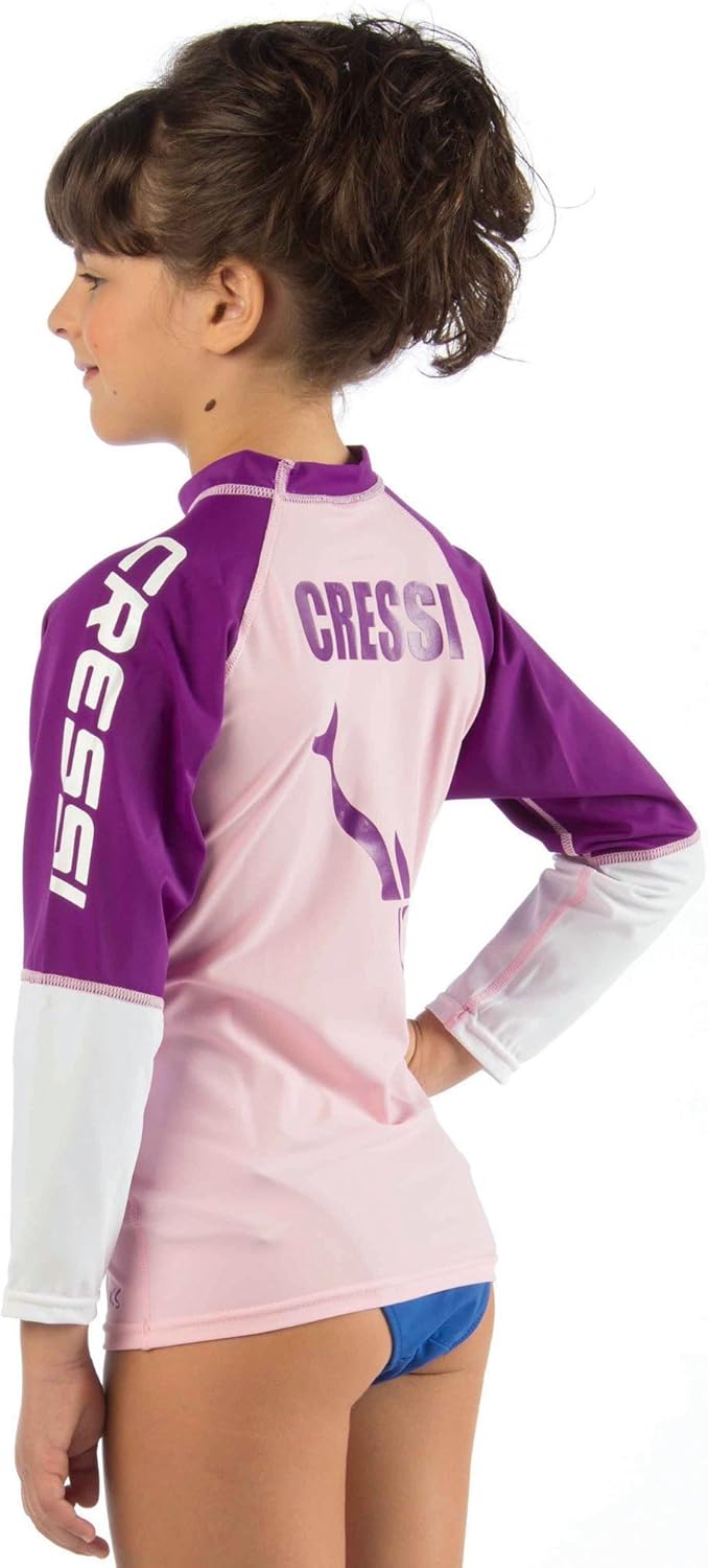 Cressi Rocks Rash Guard, Pink/Purple, S