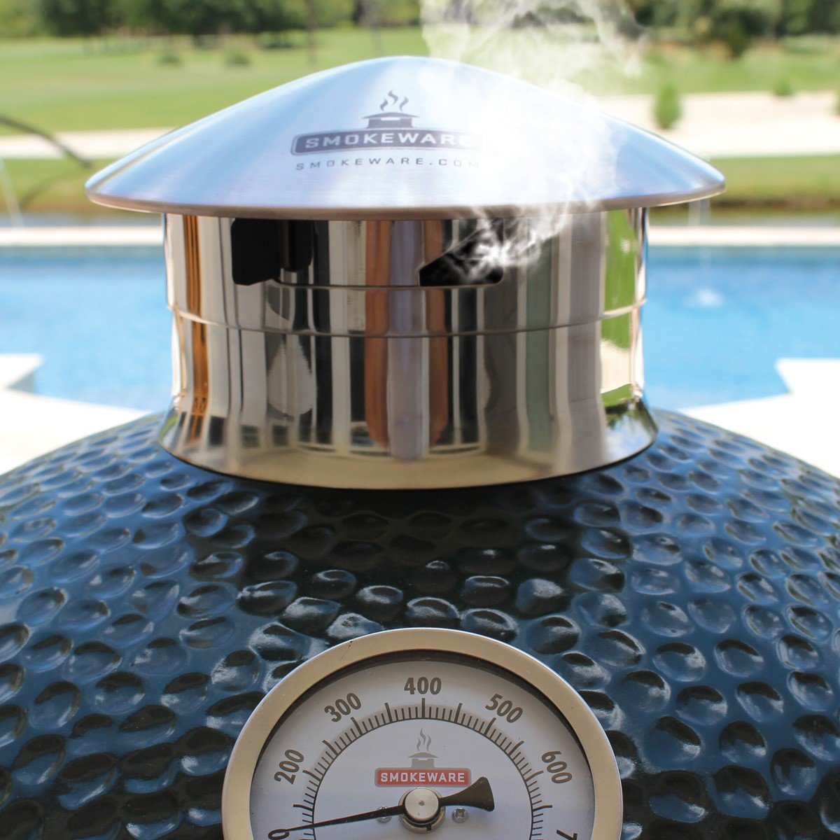 Smokeware All Weather BBQ Chimney Vent For Kamado Joe Classic Series 1, 2 and 3 and Big Joe Series 1, 2 and 3 - Image 4