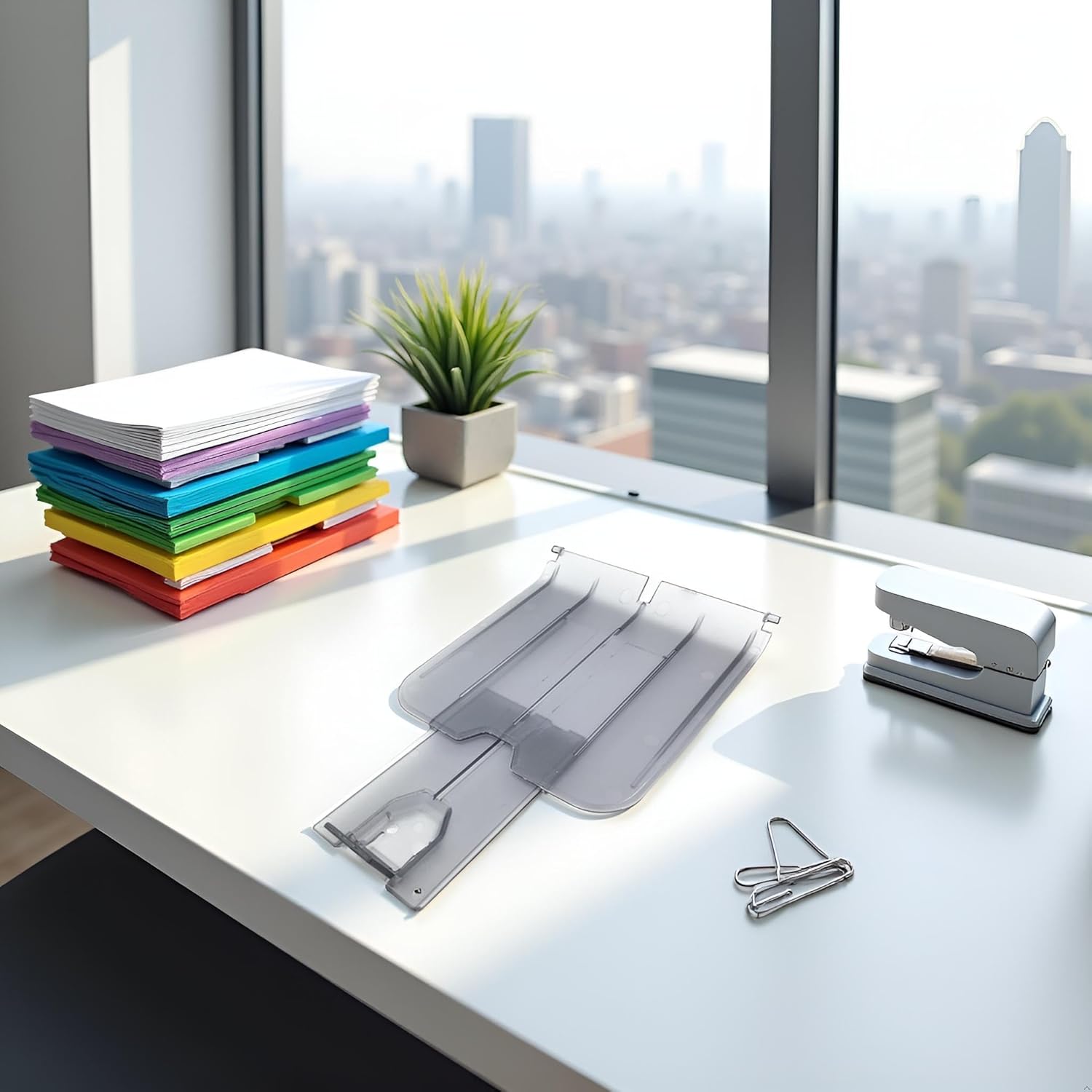 Translucent Computer Printer Trays RM1-0659-000CN RM1-2055-000CN Paper Output Tray Assembly Delivery Tray Assy Compatible with HP 1018 1020 1010 1012 1015