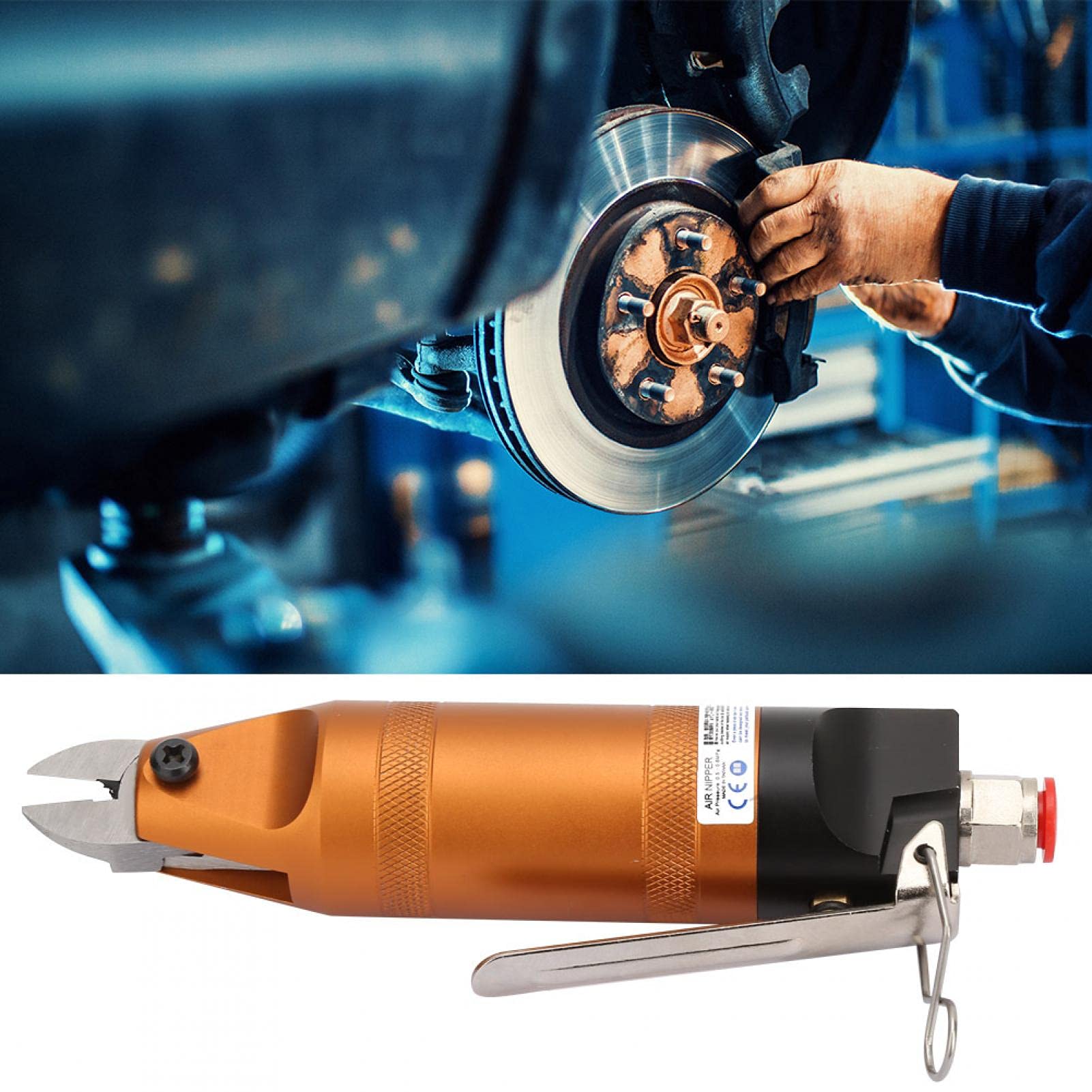 Forbici pneumatiche, forbici pneumatiche di livello industriale multiuso per il taglio della plastica per la riparazione automatica per la riparazione dell'elettricista(HS10-F3S)