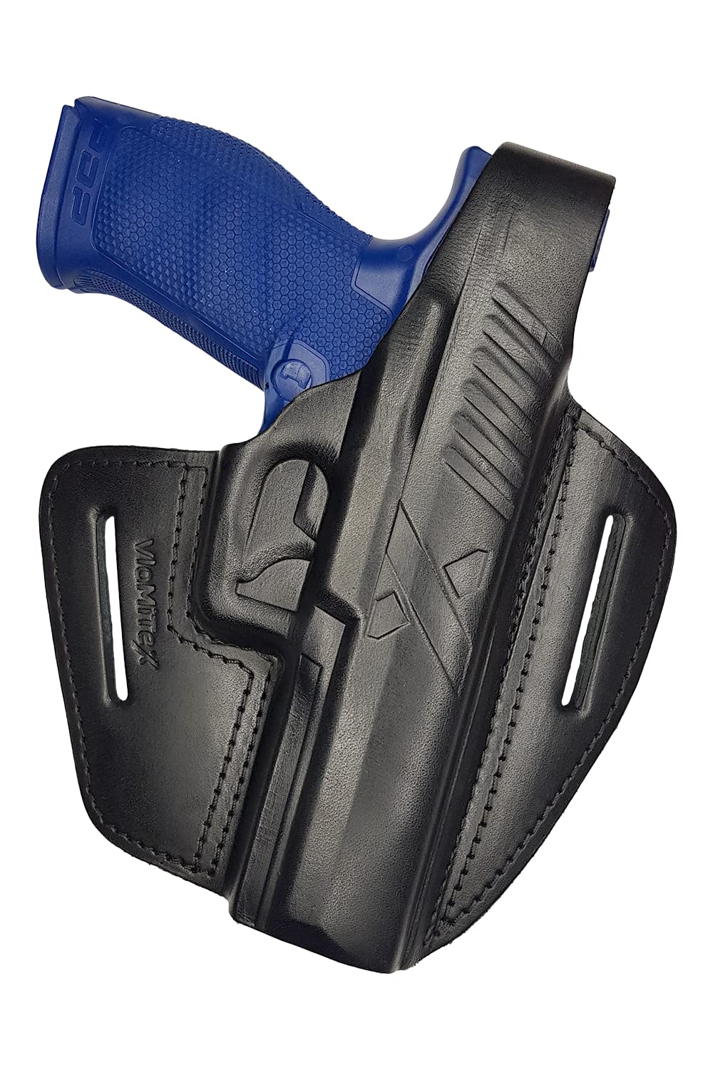 VlaMiTex B2 Leder Gürtel Holster für Walther PDP Lauf 5 Zoll