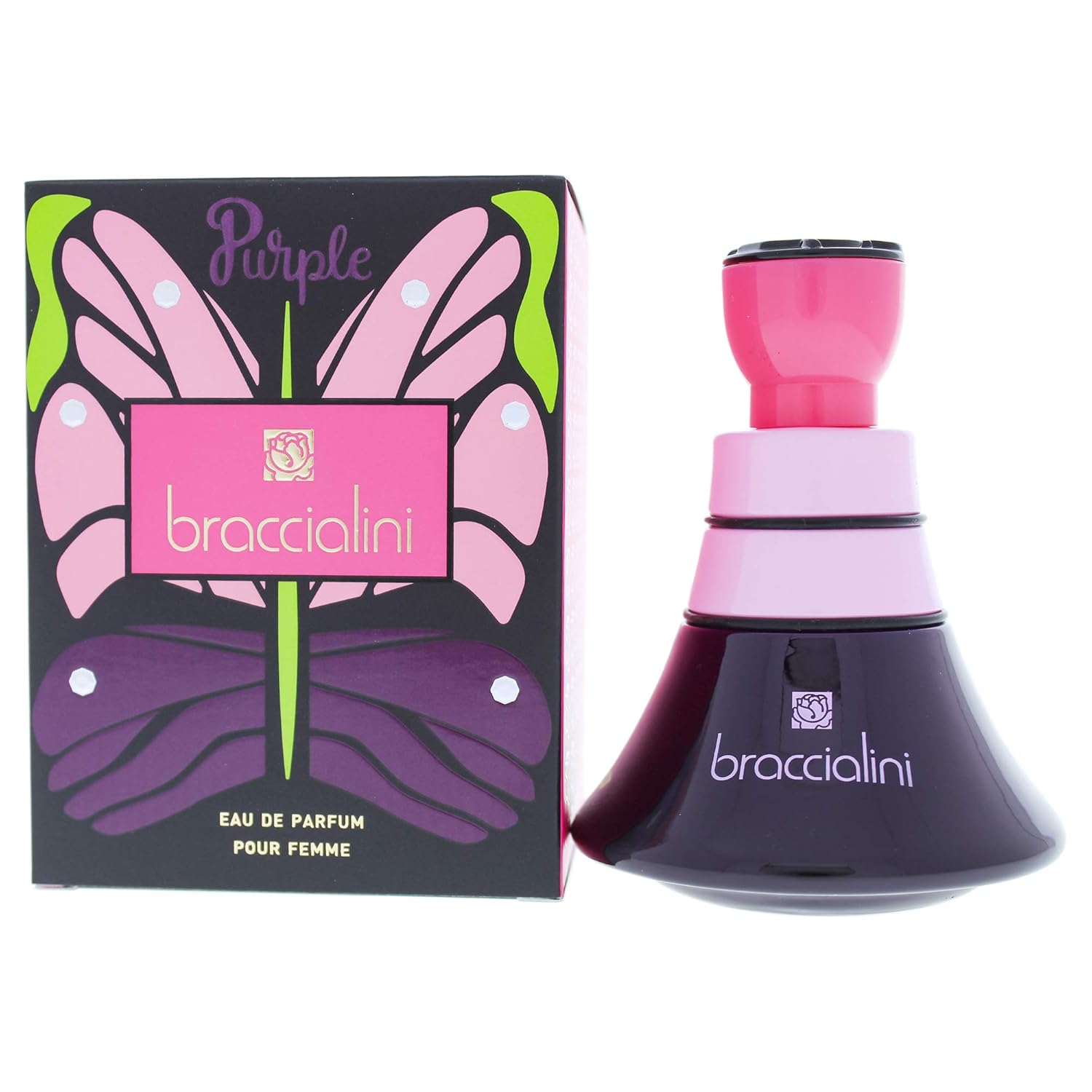 Braccialini Femme Eau de Spray, Purple Pour, 3.4 Ounce