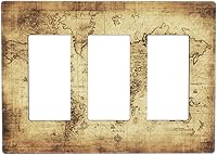 Vista 180 de Funky Retro Vintage 70s 60s Boho Hippie Hongo Botánico Floral 2 Gang Interruptor de luz de palanca doble Placa de pared Cubierta de toma