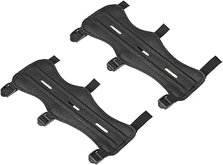 PATIKIL Protector de Antebrazo de Tiro con Arco Ajustable Paquete de 2 Colores Negro