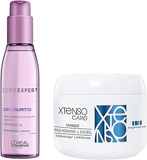 L'OREAL PROFESSIONNEL PARIS Xtenso Care Masque 196 Gm, For Straightened Hair & L'Oréal Professionnel Serie Expert Liss Unl... Price In India