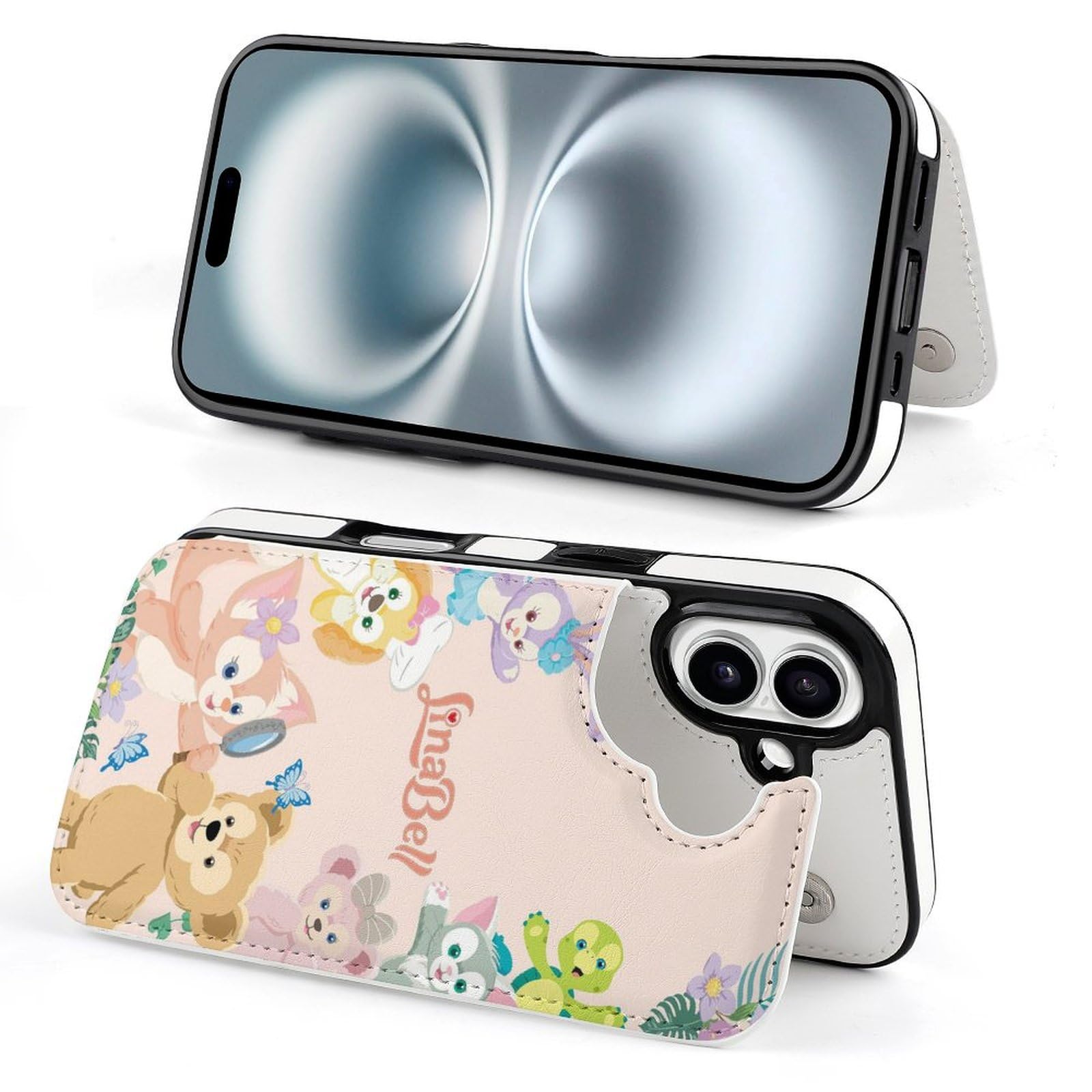 Amazon.co.jp: iPhone 16 ケース 手帳型 ダッフィーフレンズ アニメ 全