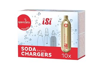 iSi North America Sparklets Soda Chargers 10-Pack 8.4 Grams