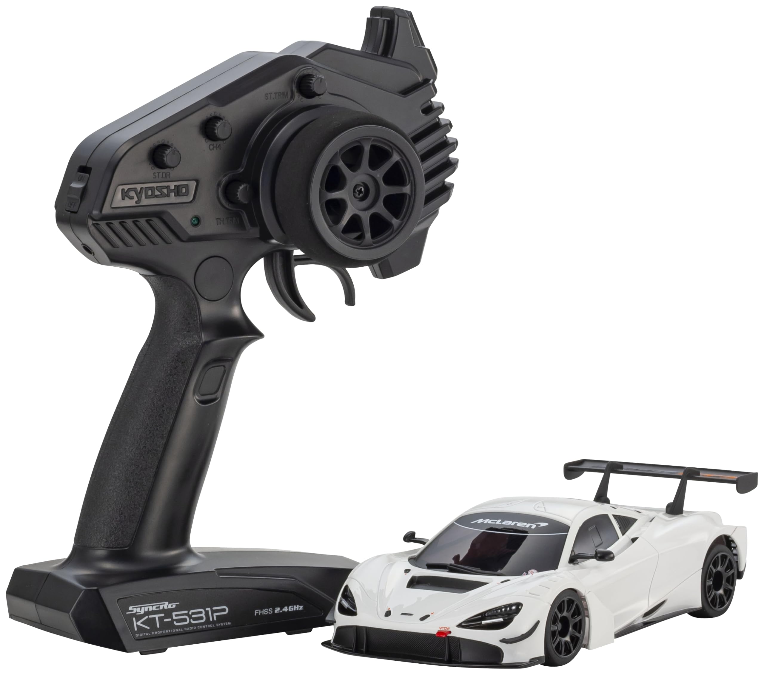 Amazon.com: Kyosho 32364W MINI-Z RWD MR-04 readyset McLaren 720S