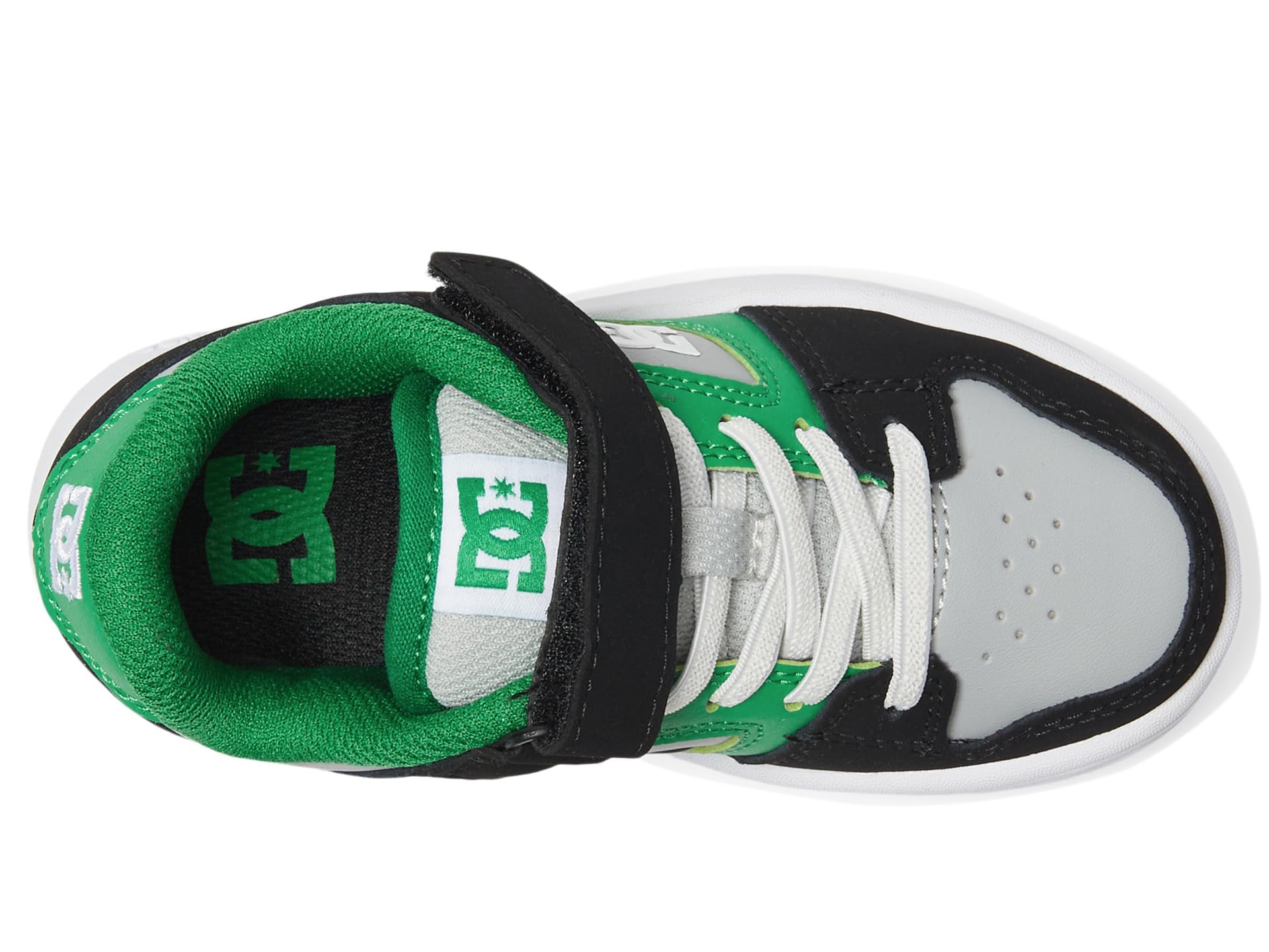 DC Manteca 4 V - Zapatillas de skate unisex para niña con correa elástica