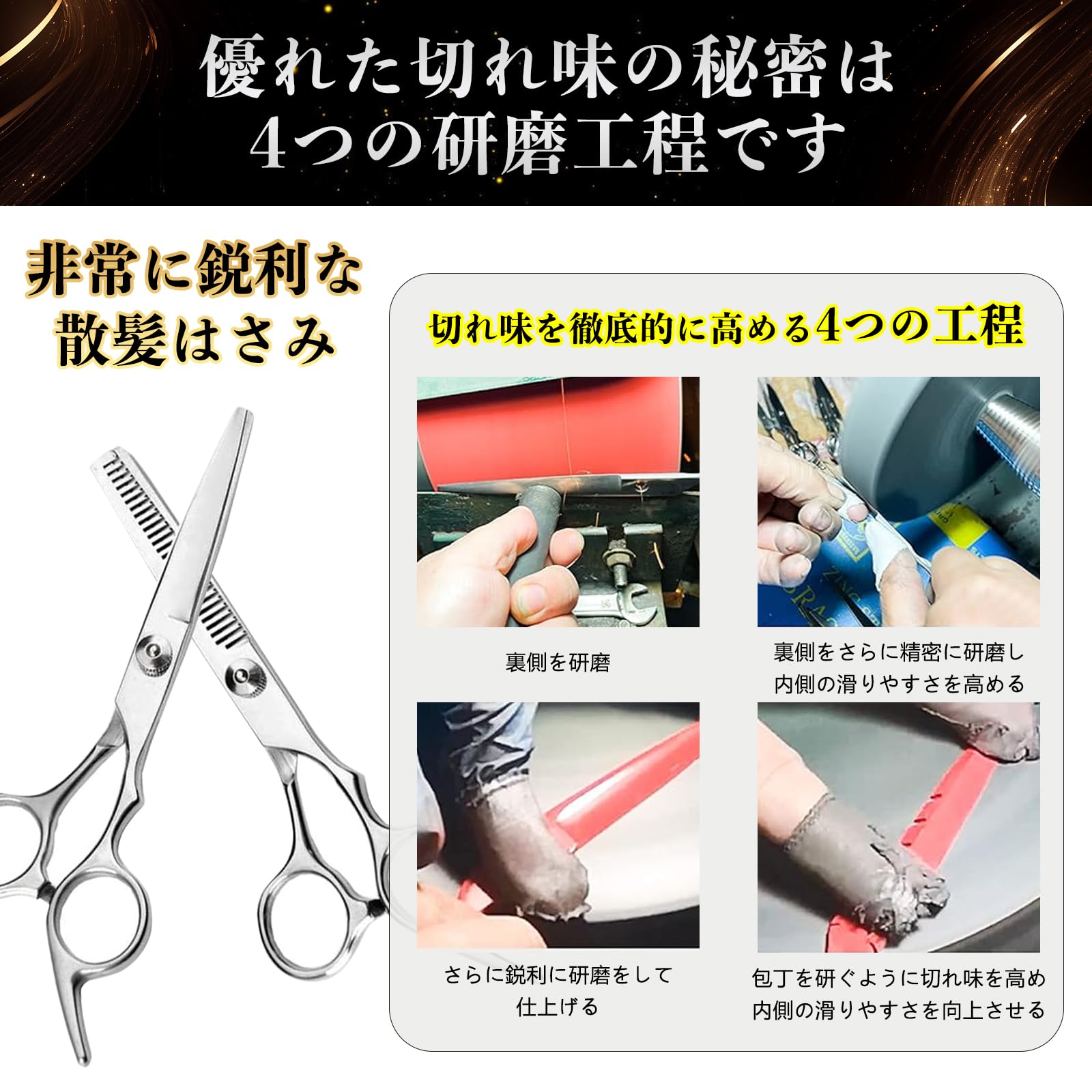 Amazon.co.jp: 【プロ仕様・ペットにやさしい】ペットトリミングシザー
