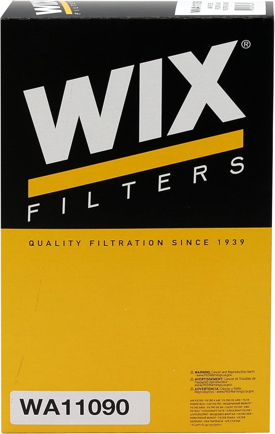WIX WA11090 Engine Air Filter Compatible With Hyundai Sonata, Elantra, Santa Fe, Santa Cruz, Tucson, Kia Sportage, Sorento, K5, K4, Carnival