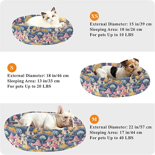 Miniatura 7 de Fairyland Warm & Soft Pet Dog Beds fluffier Dog Cave Bed for Extra Small Size Pets Supplies cama elevada para Perros Grandes