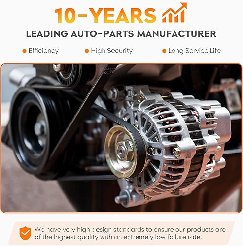 Miniatura 5 de Alternador para Nissan Pathfinder 3.3L 1997-2000 97 98 99 00, 13713N, 213713, 3342077, 40044031, AHI0041, 231000W001