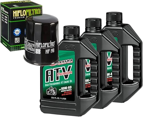 Kit de cambio de aceite para Polaris 2007 Sportsman 800 EFI ATV Premium 10W-40