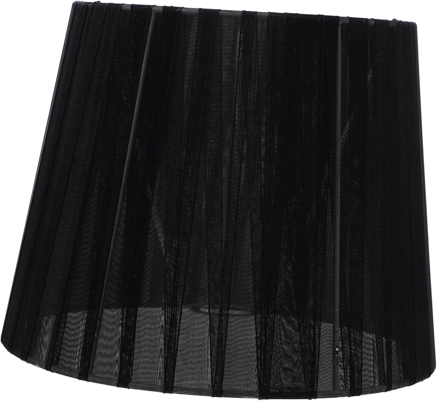 Lampshade Replacement for Ceiling Light Cover Black Drum Lampshade Simple Mesh Design for Bedroom