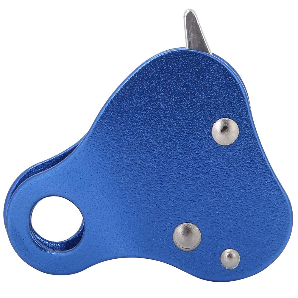 Ymiko Rope Pulley, Rappelling Equipment with High Strength Aluminium Alloy Climbing Pulley, Single Rope Pulley Block, Heavy Duty Pulley Climbing Gear for Climbing Hauling