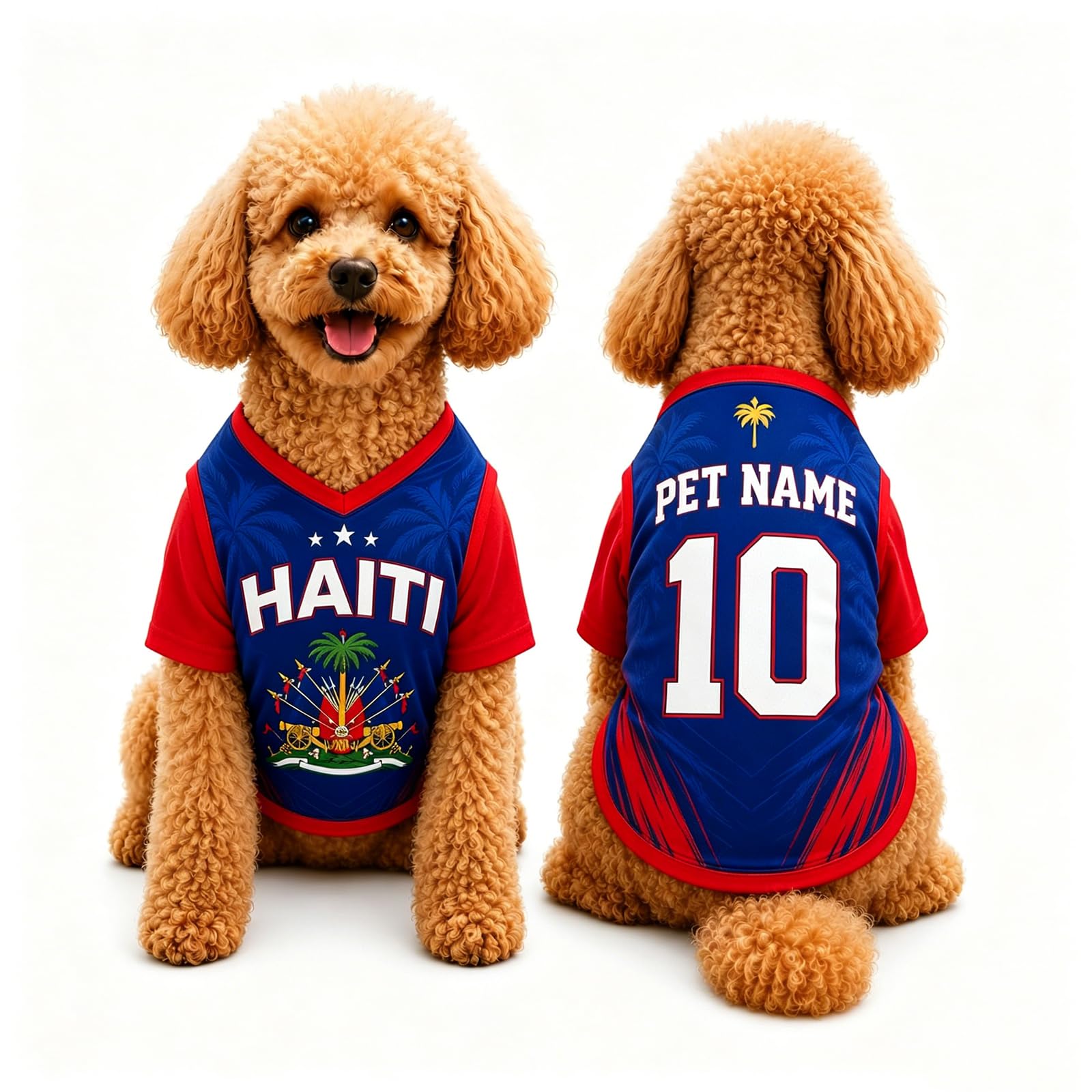 Custom Dog Football Jersey with Name Number Logo, Personalised 2026 Pet Jersey, Breathable Quick Dry T-Shirt for Small Medium Large Dogs, Gift for Fans
