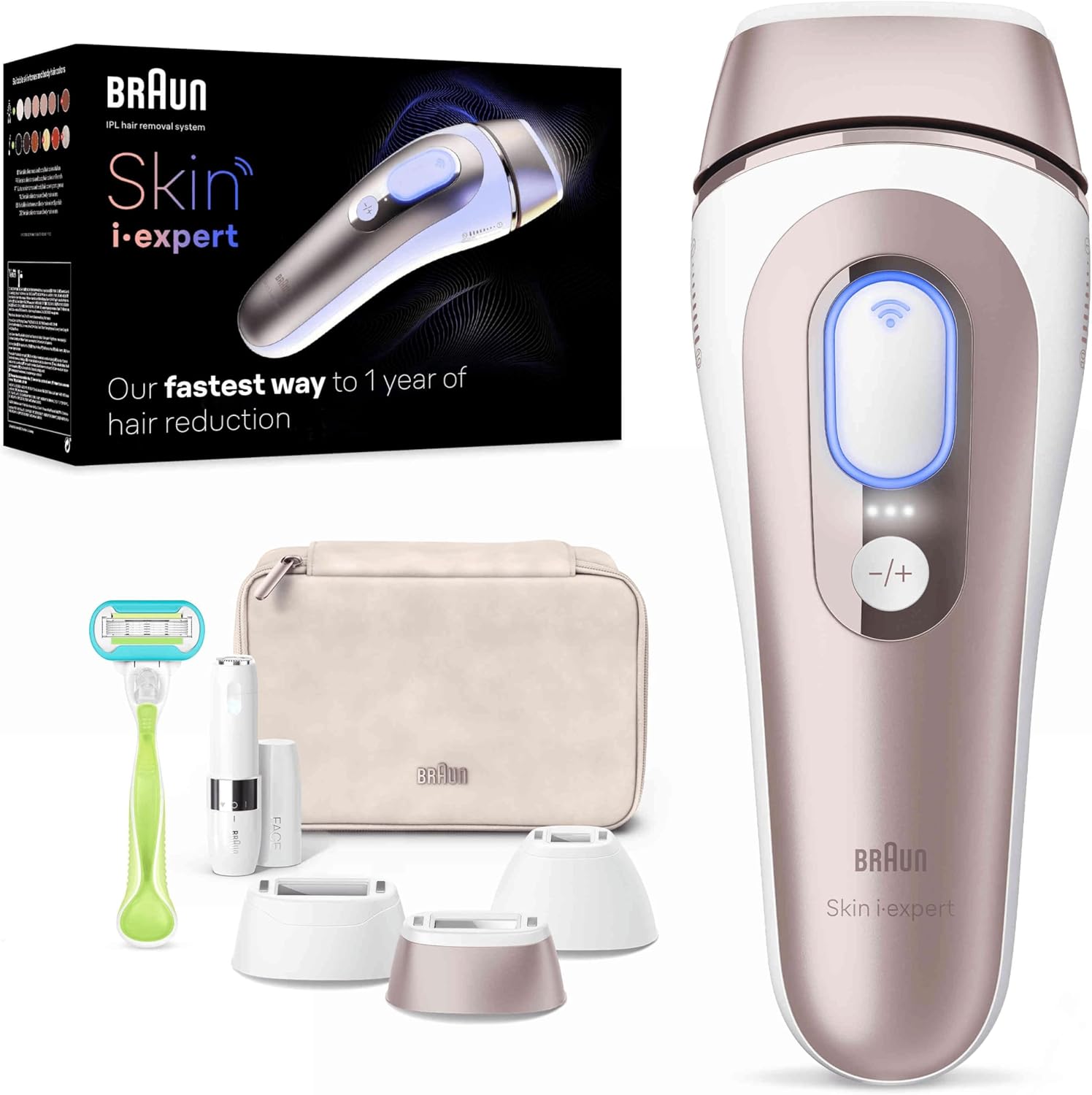 Depiladora de luz pulsada Braun Skin i·expert por 468,24€ ¡¡37% de descuento!!