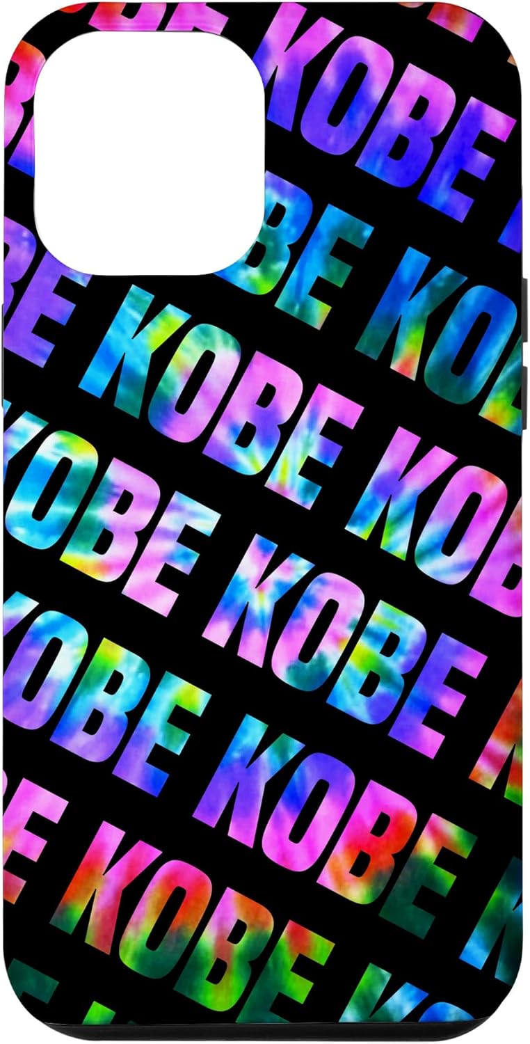 iPhone 11 Pro Max Kobe Pattern Phone Cover Black Tie Dye Case