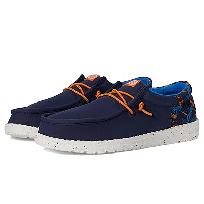 Hey Dude Kids Wally Funk Game On (Little Kid/Big Kid) Boys Shoes Navy/Multi