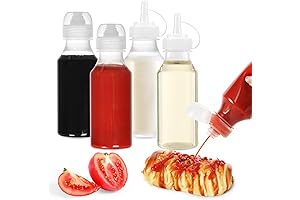 8 oz Pump Bottles for Your Kitchen Essentials (Set of 4)