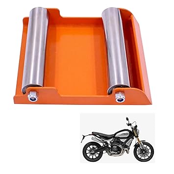Asryd Portable Wheel Roller for Bike Tyre, Chain Cleaning & Lubricating 160Kg Weight Capacity for Ducati Scrambler 1100 (Pack of 1Pcs)