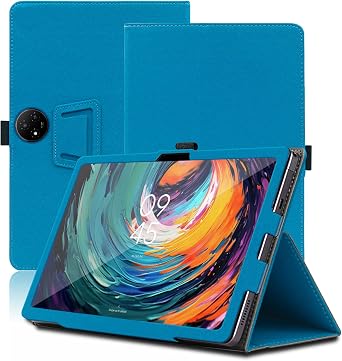 Case for TCL Nxtpaper 14 Pro 14 inch, TCL Nxtpaper 14 Pro Tablet Case, Folding Stand Protective Cover with Pencil Holder and Wrist Strap, Full Protection. Light Blue