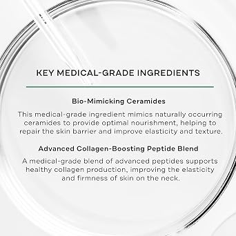 Replenix Lifting + Firming Neck Cream, Advanced Medical-Grade Neck & Decollete Treatment for Mature Skin (1.7 oz)