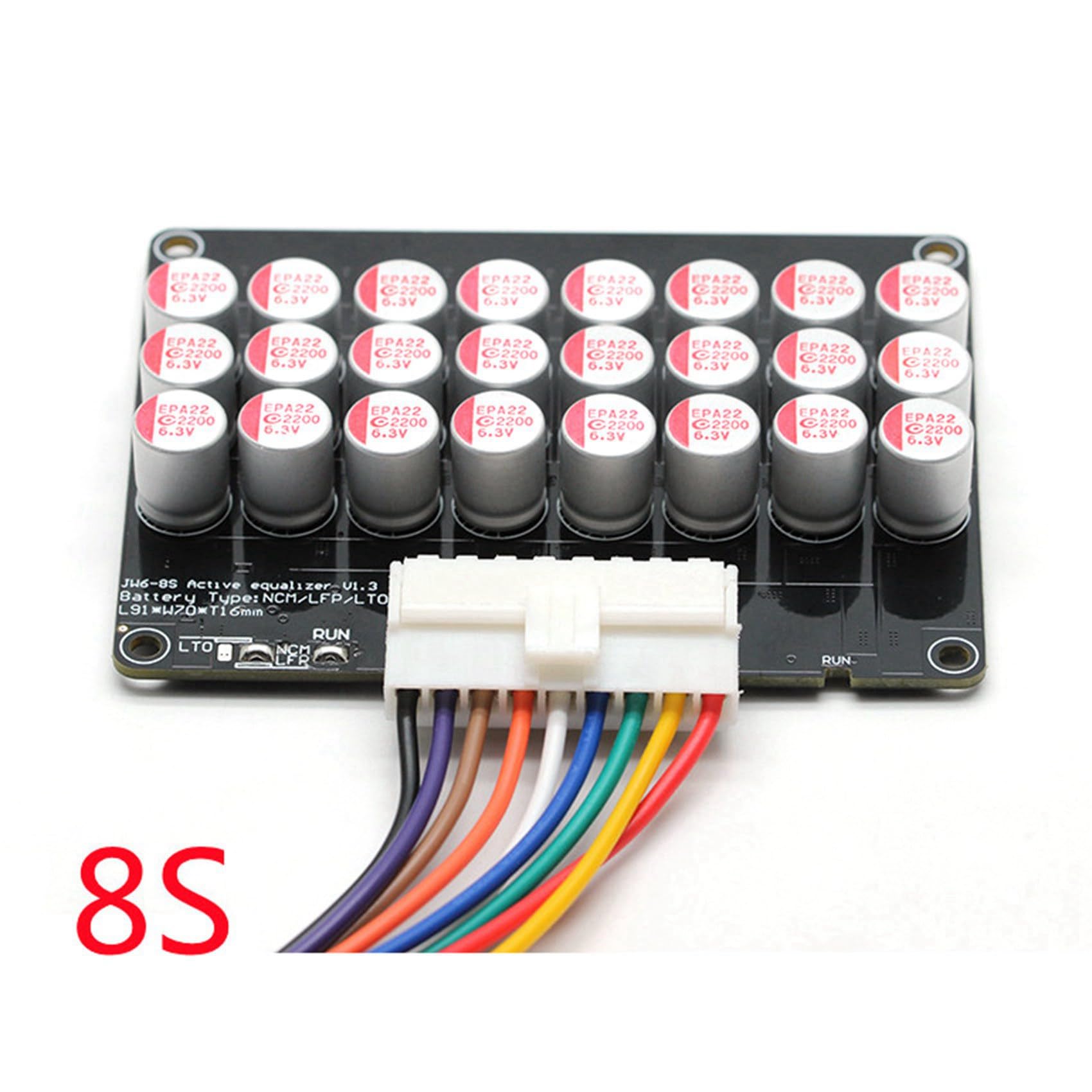 3X 8S Equalizzatore Equalizzatore Lifepo4 Lipo LTO Batteria Equalizzazione Condensatore Board