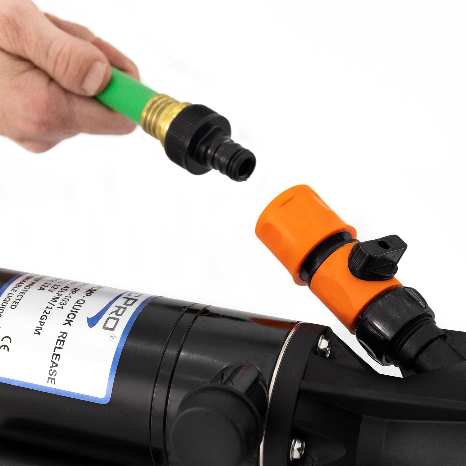 RecPro RV Macerator Pump | 12V Portable Quick Release | Sewage Chopper Pump | Waste Processing