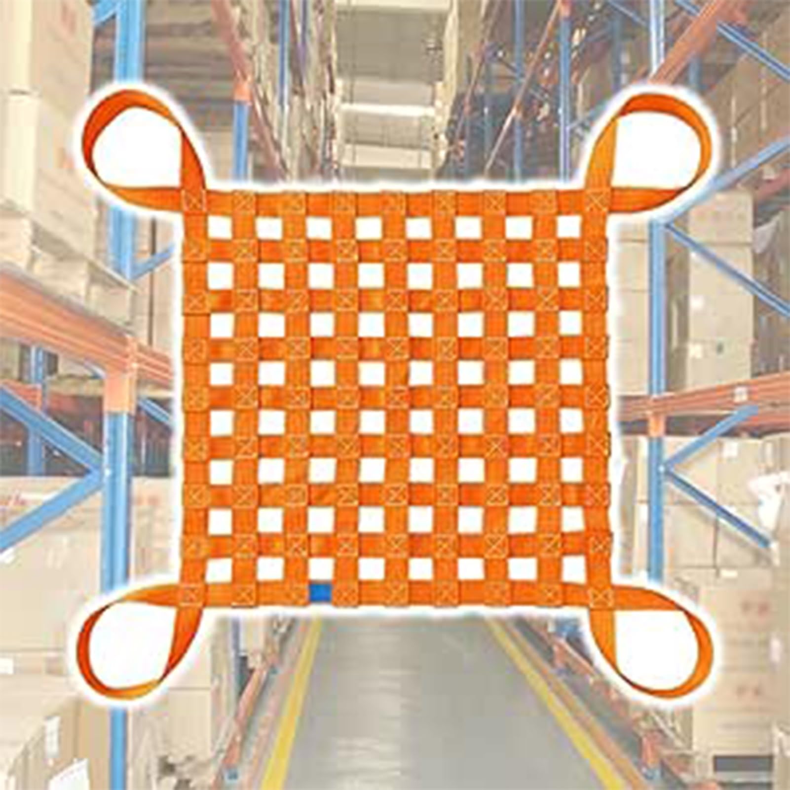 Hebe- Und Lastennetze – Elastische Ladungsnetze, Sicherheits-Hebegurte, Flache Nylon-Hebenetze, Für Lager, Industrie, Bauwesen & Klettersport(1 X 1M/Mesh 10cm/Load 1t)