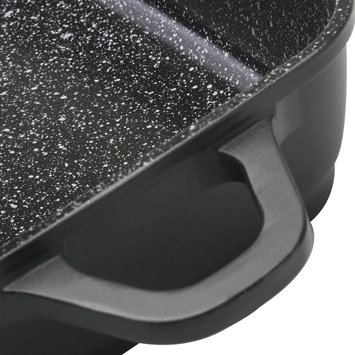 BergHOFF Scala Non-stick Roast Pan 16.5” x 9.75”, Ferno-Green, Non-Toxic Coating, Glass Lid, Induction Cooktop Ready, 3-layer Base