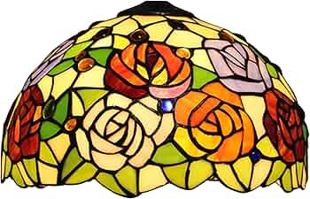 Amazon.co.jp: ティファニー ステンドグラス シングルランプシェード