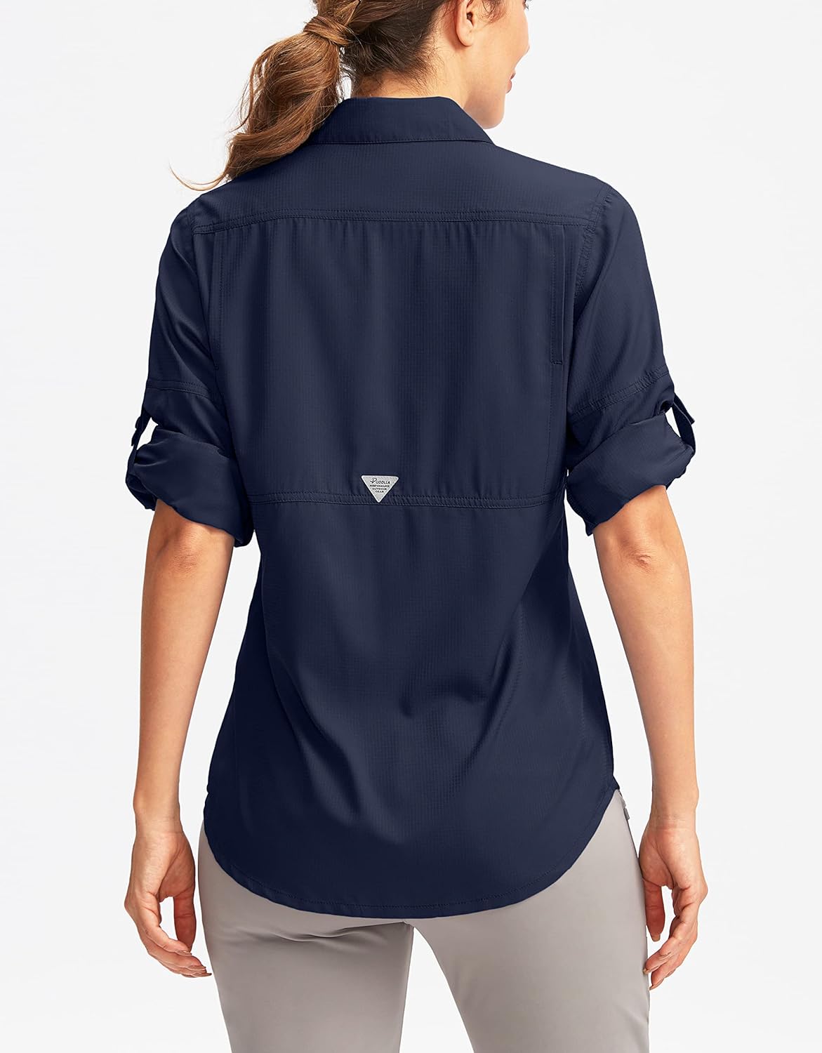 Pudolla Women's UPF 50+ UV Sun Protection Shirts Long Sleeve Fishing Hiking Shirt Cool Lightweight Travel Safari Shirts - Image 4