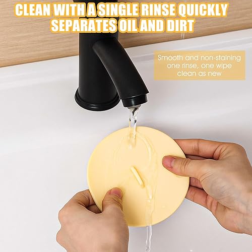 Miniatura 7 de 6 tapas de silicona para tazas, tapas de silicona reutilizables para tazas, para seguridad de 3.94 pulgadas, tazas, té, tazas de café