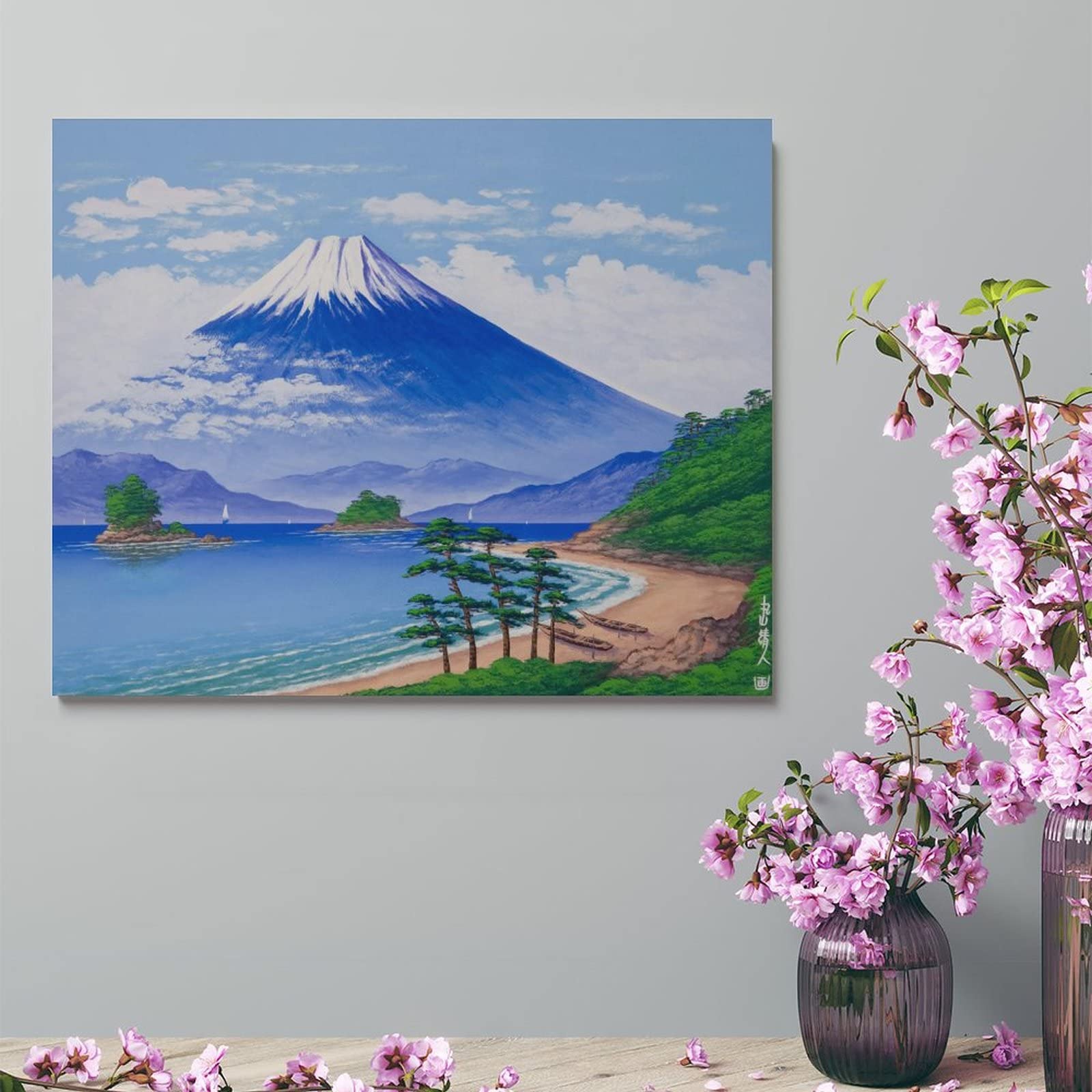 インテリア 絵画 油絵 題ー画家とモデルー f50 - 画材