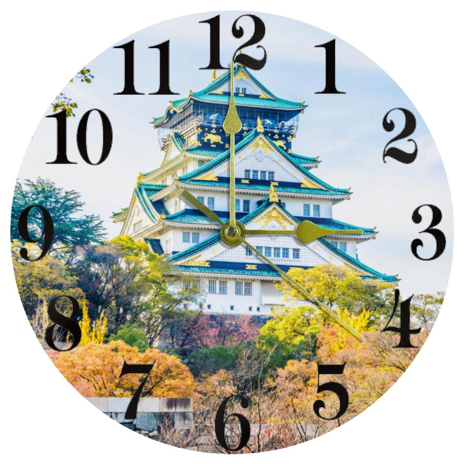 Horloge murale cuisine et salon design épuré 25,4 cm pour une ambiance de maison apaisante