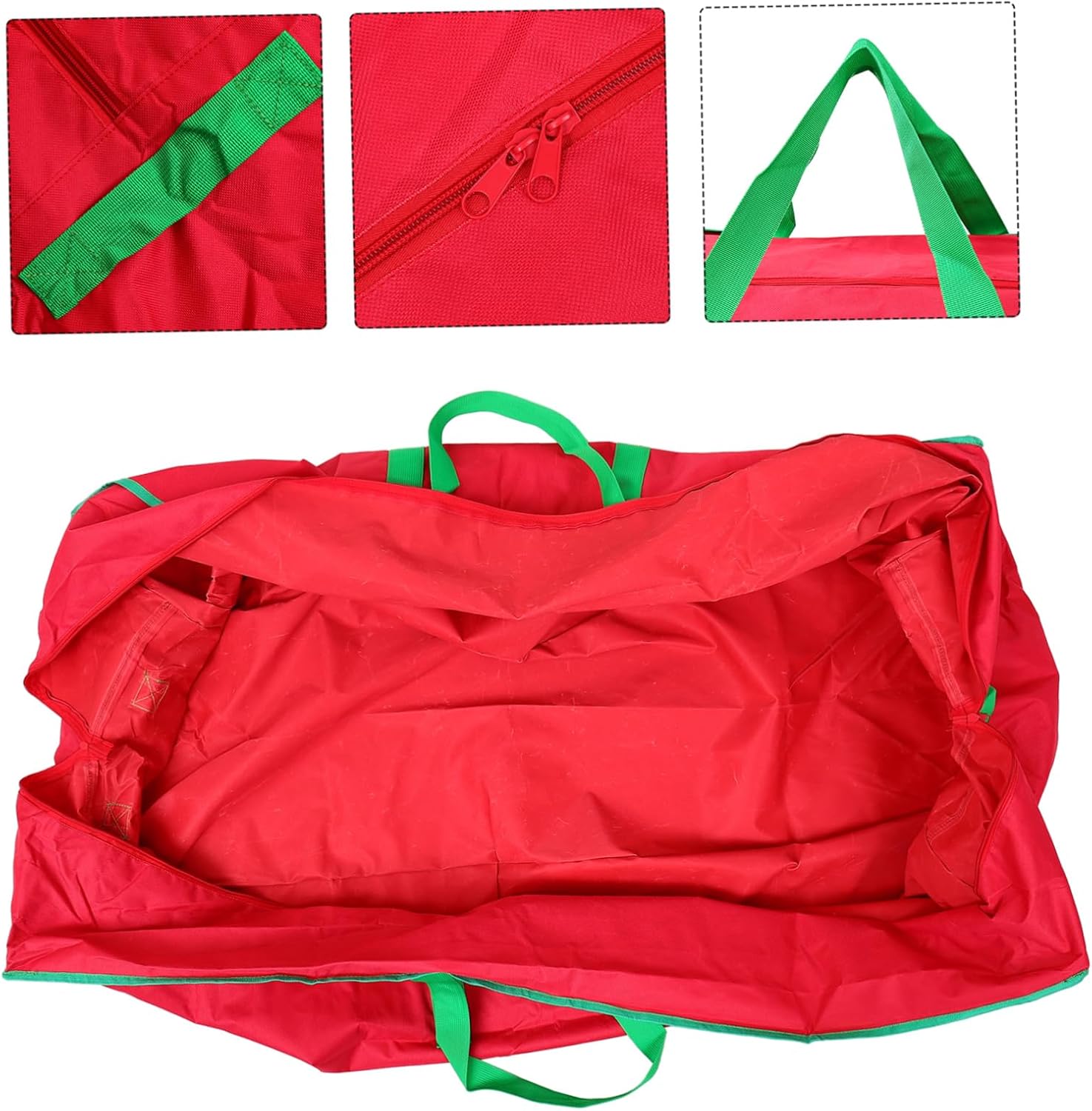 1pc Outdoor Storage Bag for Christmas Cushions Red Design Air Circulation Keeps Items