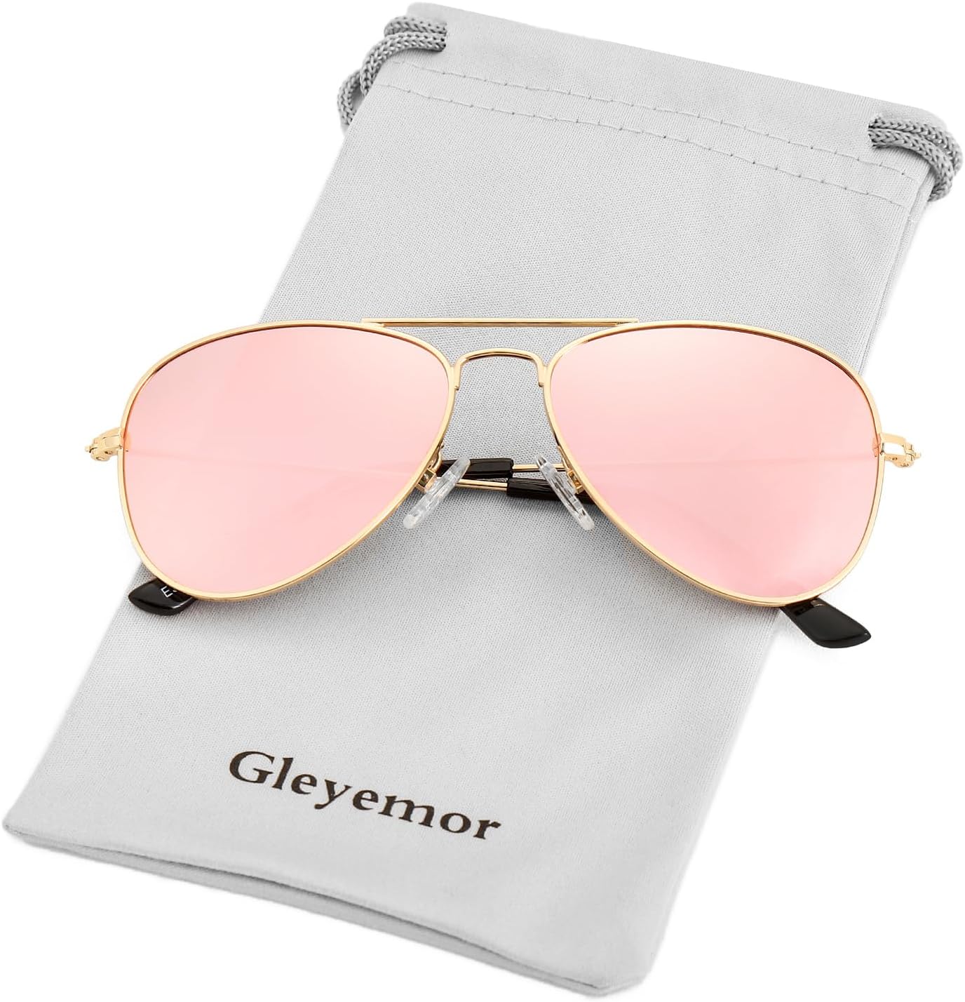 Kids Polarized Aviator Sunglasses for Little Girls Boys Juniors Teenagers, Two Sizes 50MM 52MM