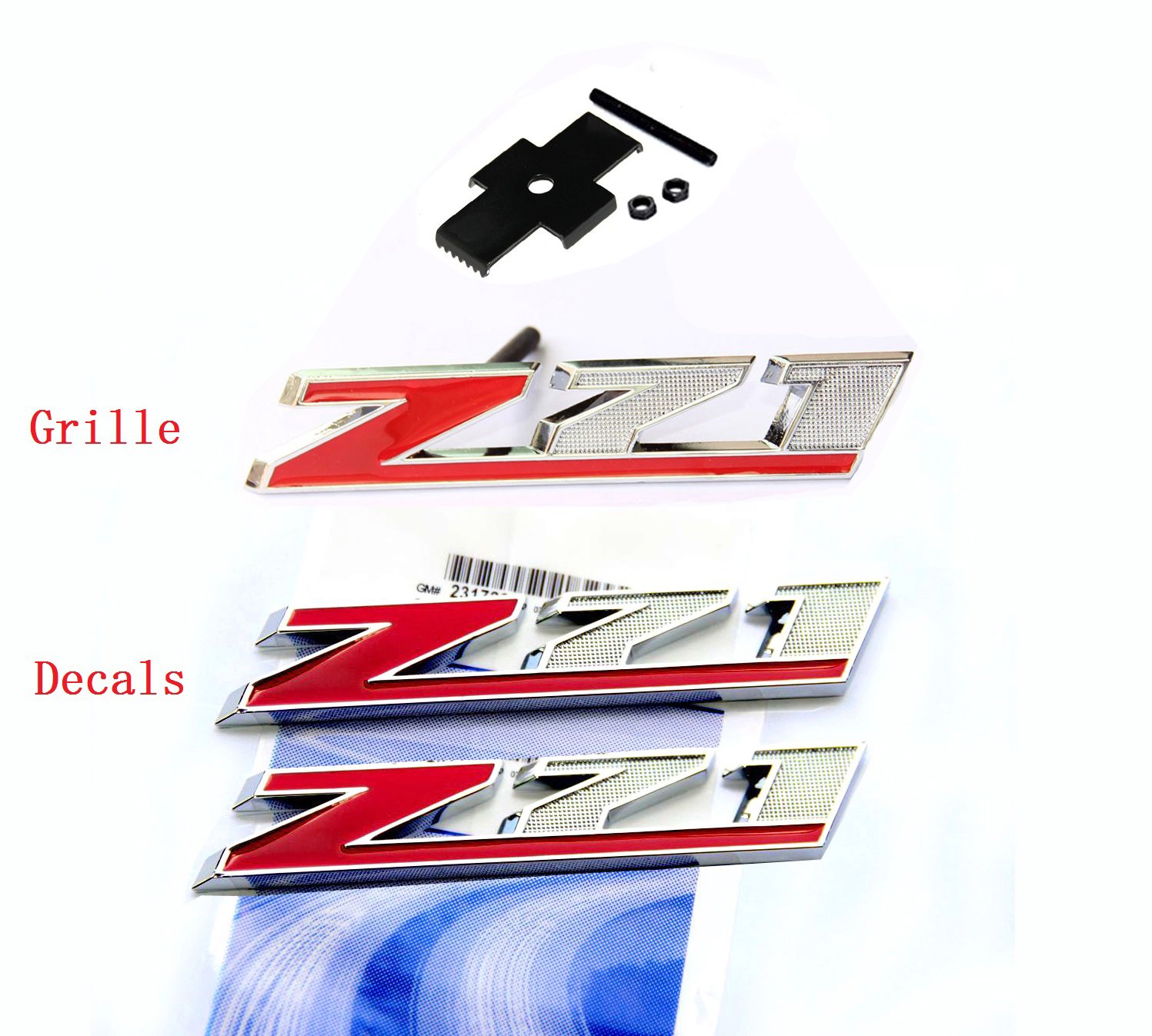 1pc Custom 4x4 Decals 3D Emblem for Chevy Silverado Sierra Bed New