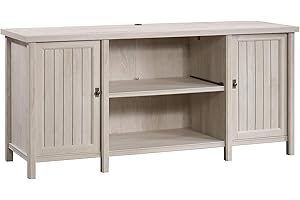 Sauder Costa Credenza, Chalked Chestnut Finish