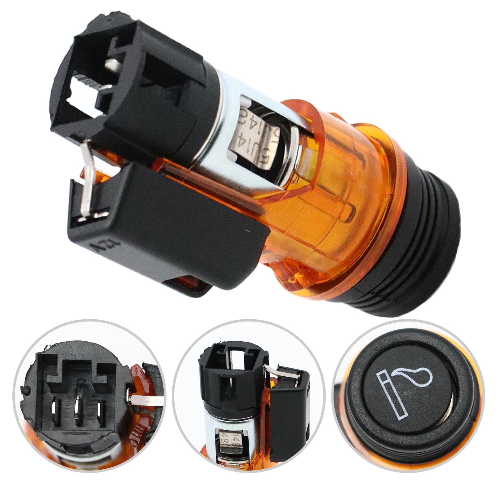 Encendido de cigarrillos de 12 V para Ypsilon II Line Panda Fiorino Palio Bravo Brava Grande Punto Doblo 500 Stilo Scudo 759155 735467047 Encendido de cigarrillos
