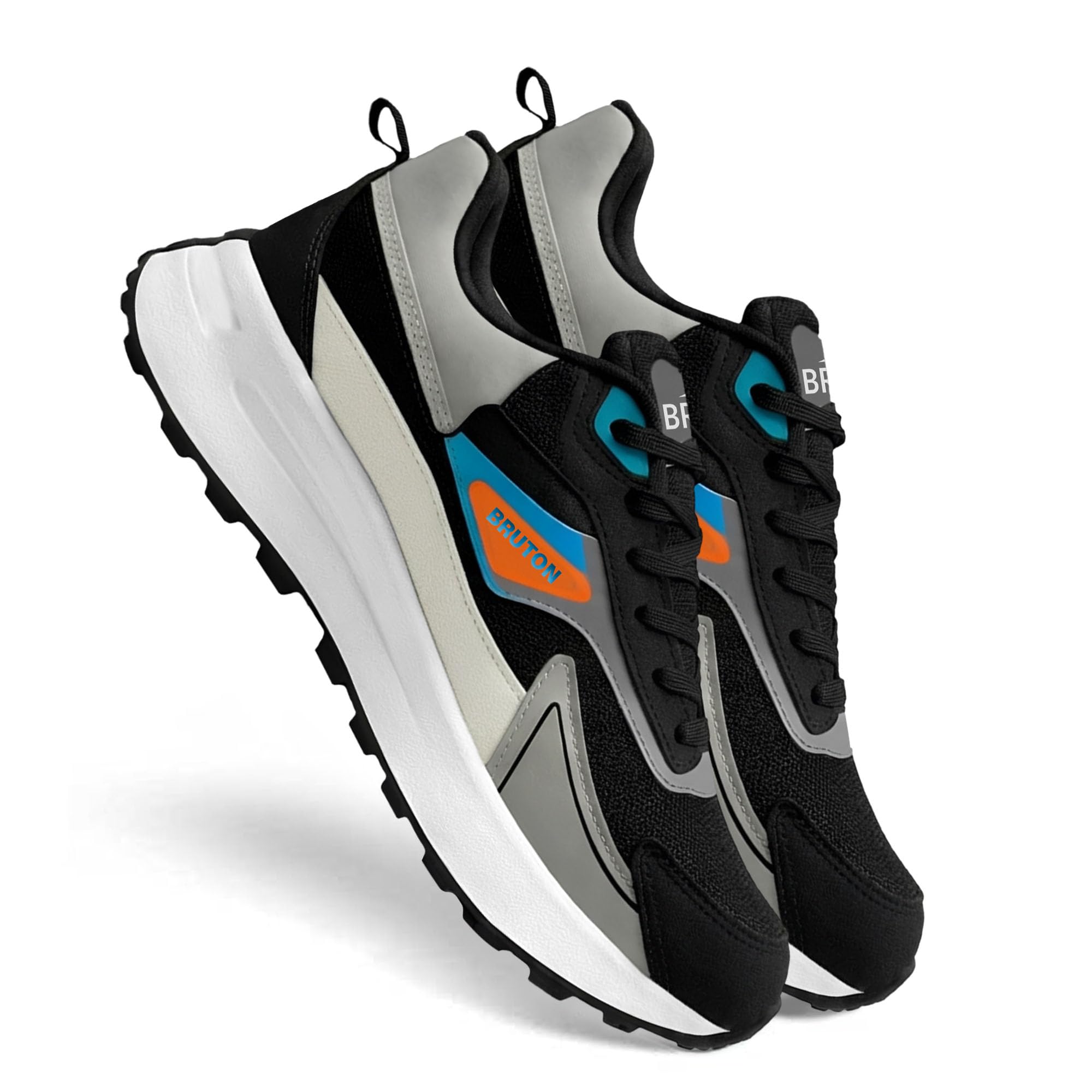 bruton Retro Classics-620 Men's Running Shoes | Lightweight Sports Shoes for Men | Comfortable Walking Jogging Gym Shoes | Breathable Lace-Up Training Footwear-picture-31