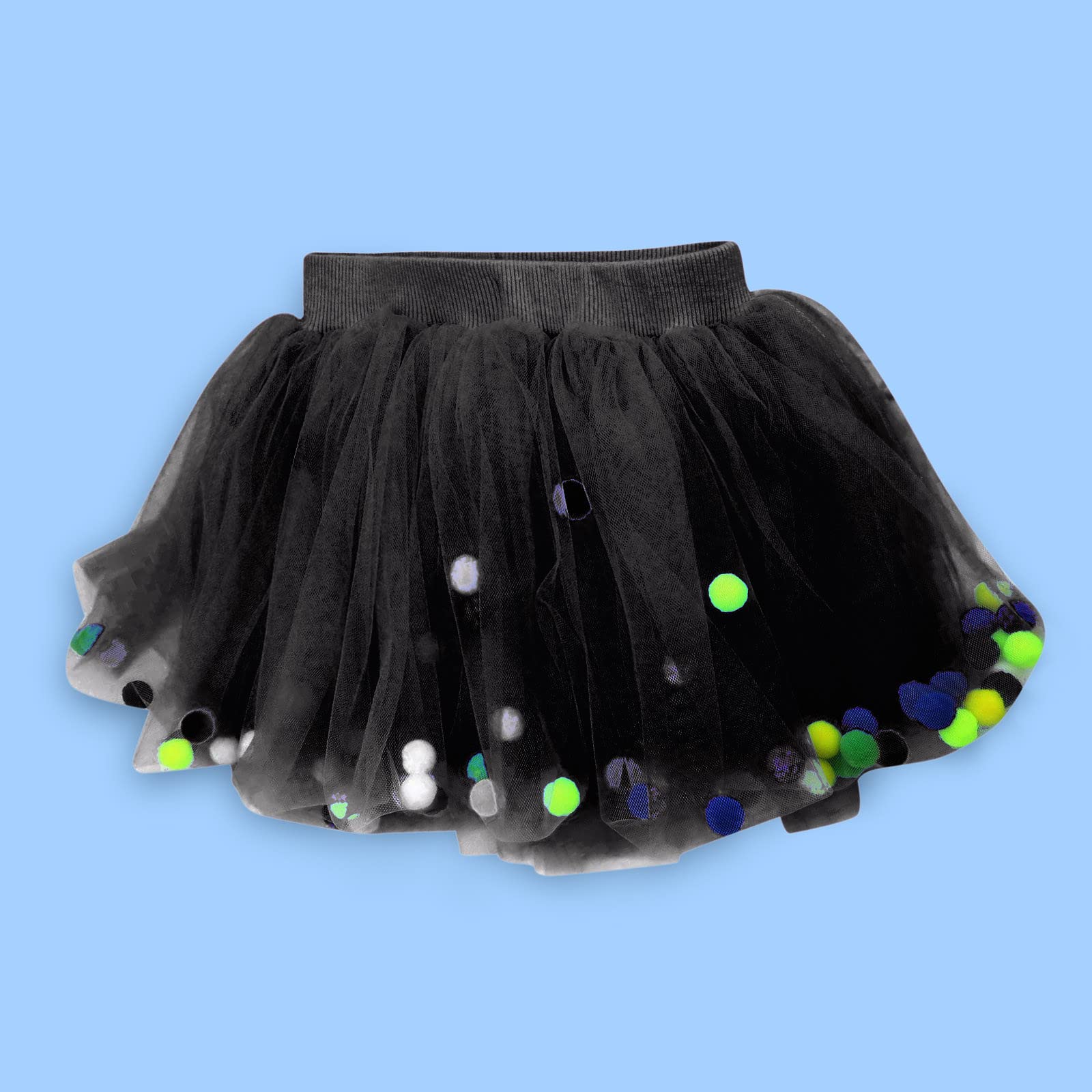 Gonna tutù per ragazze gonna in tulle a strati con volant per bambini principessa tutù sottoveste per feste di compleanno minigonna costume da festival
