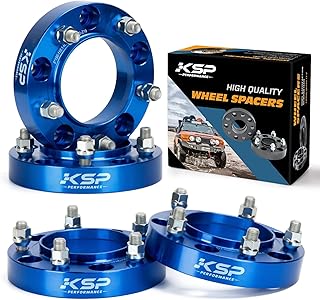 KSP PERFORMANCE 5x150mm Wheel Spacers for Sequoia LX570 2008-2019, 1.25”(32mm) with 14x1.5 Studs Rim Spacers for 2007-2020 Tundra(Only 5 Lug),1998-2007 LX470,4Pcs Forged Hub Centric Tire Spacer