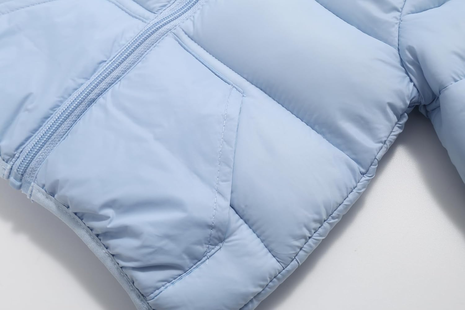 AIWUHE Baby Hooded Down Jacket Boys Girls Light Puffer Winter Coats Toddler Bear Ears Zipper Up Down Coats Outwear 6M-4T - Image 6