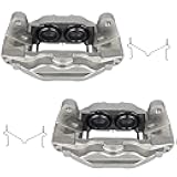 Autoround 193275 193274 Front Brake Caliper Assembly with Bracket fit for Toyota Tundra 2007-2016/ Sequoia 2008-2016, Both Driver Passenger Side